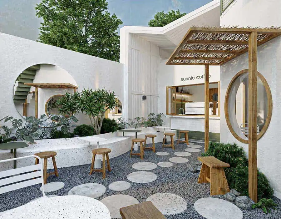 Mẫu thiết kế quán cafe đẹp hiện đại