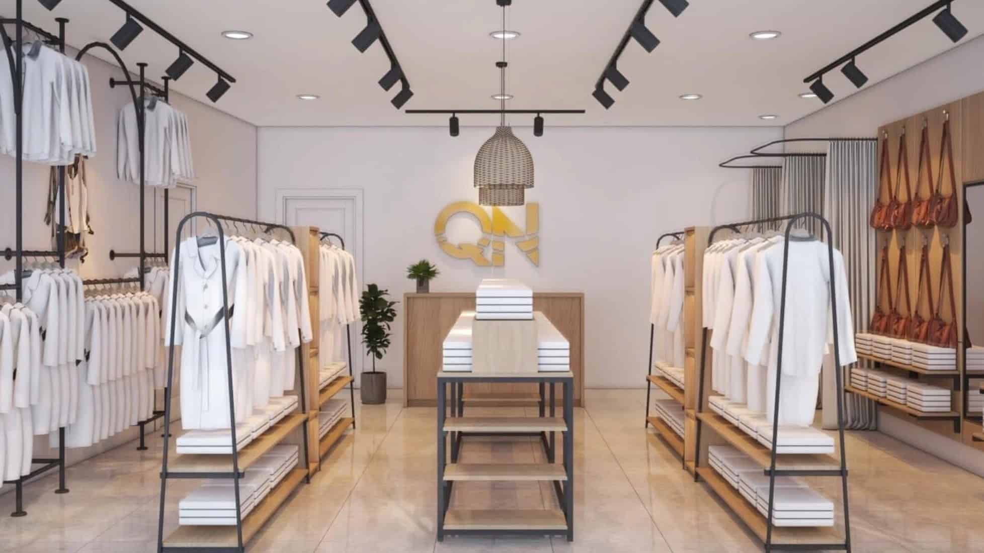 Thi công shop quần áo