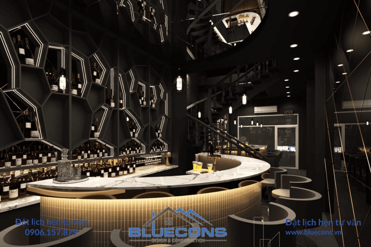Quầy Bar BlueCons- Nơi Mang Đếm Cảm Nhận Mới Lạ