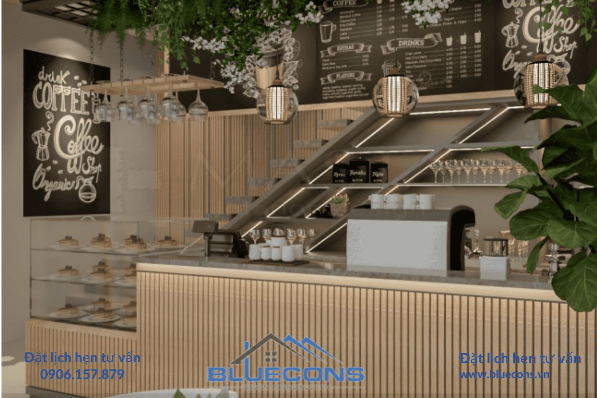 Thiết Kế Nội Thất Quầy Cafe BLUECONS-Sáng Tạo Và Đẳng Cấp 3 Thiết Kế Nội Thất Quầy Cafe BLUECONS-Sáng Tạo Và Đẳng Cấp