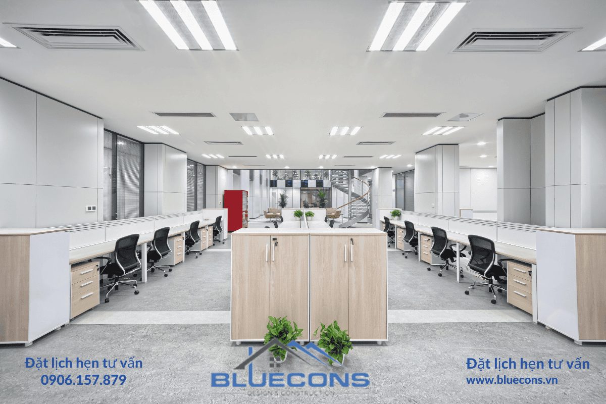 Thi Công Nội Thất Văn Phòng Số 1 Tại Bluecons: Tạo Sức Mạnh Công Việc Cho Bạn