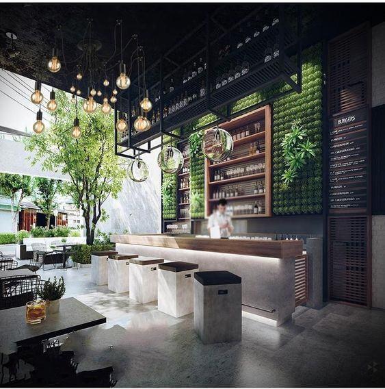 Mẫu thiết kế quán cafe với không gian hoàn hảo, ấn tượng và hút khách