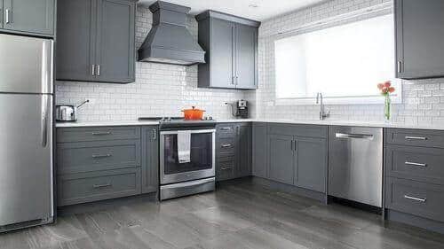 Không gian bếp với thiết kế tủ bếp hiện đại đẹp