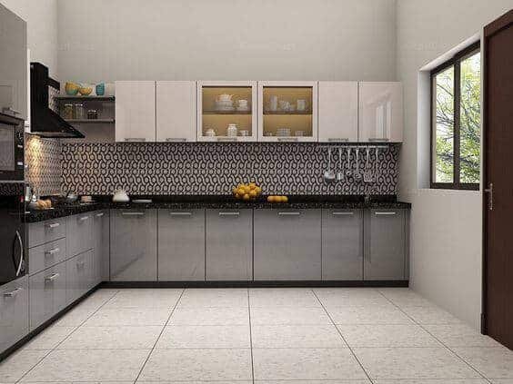 Tủ bếp arcylic tạo nên không gian bếp có giá trị thẩm mỹ cao và tăng thêm phần cao cấp