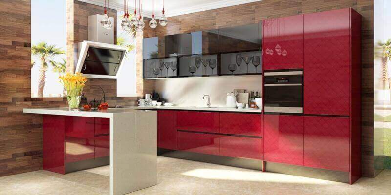 Mẫu tủ bếp acrylic cao cấp cho không gian bếp thêm sang trọng và đẳng cấp