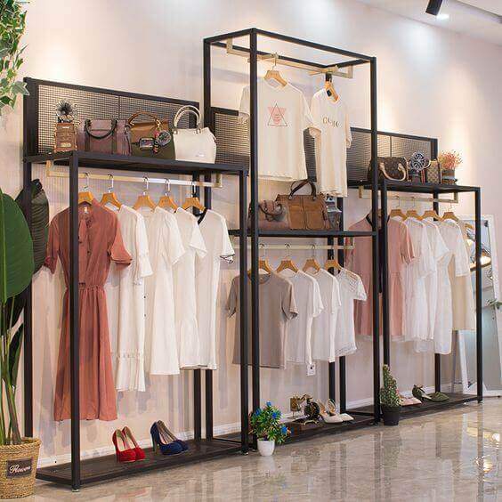 Phong cách thiết kế shop thời trang nữ phù hợp với từng đối tượng khách hàng