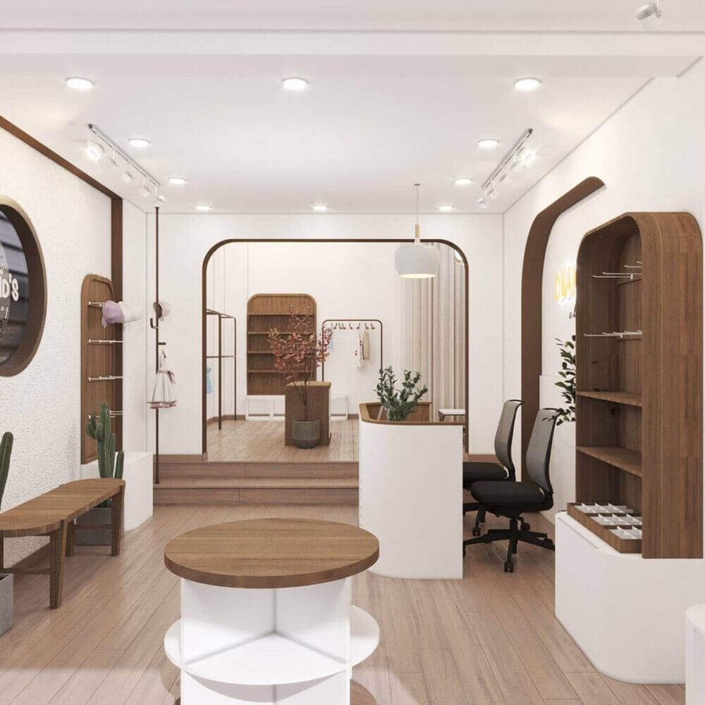 Thiết kế shop thời trang trẻ em đẹp 4 1631367308 451 Thiet ke shop thoi trang tre em dep