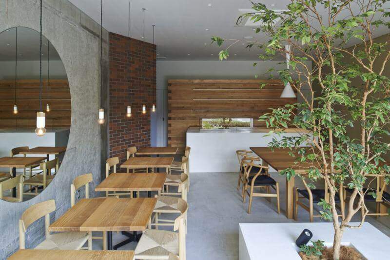 Mô hình quán cafe cây xanh thân thiện với môi trường