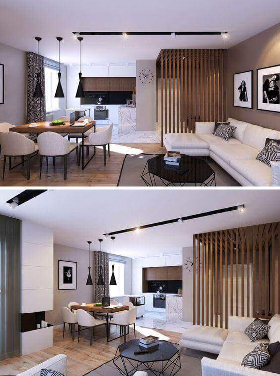 Màu sắc nội thất chung cư đẹp theo phong cách hiện đại đơn giản đẹp