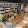 Thiết Kế Nội Thất Quầy Cafe BLUECONS-Sáng Tạo Và Đẳng Cấp QCF018