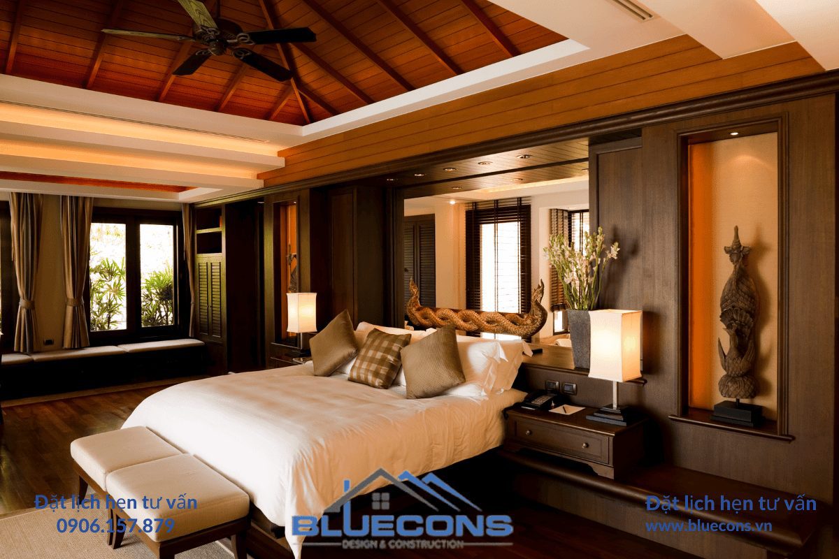 Thiết Kế và Thi Công Nội Thất Khách Sạn Sang Trọng Của Bluecons