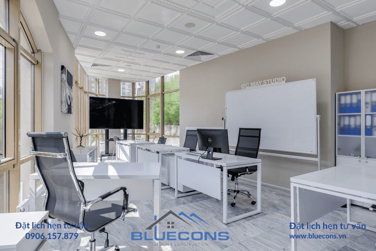 Thi Công Nội Thất Văn Phòng Số 1 Tại Bluecons: Tạo Sức Mạnh Công Việc Cho Bạn
