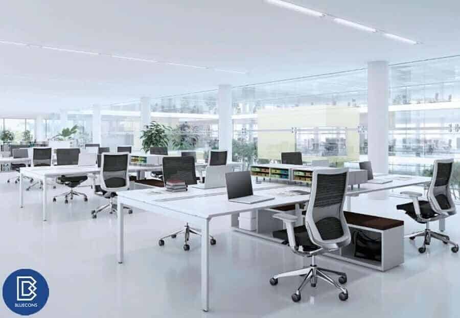 Phong cách thiết kế nội thất văn phòng 2 Mẫu văn phòng phong cách hiện đại kết hợp nhuần nhuyễn giữa không gian và ánh sáng tự nhiên