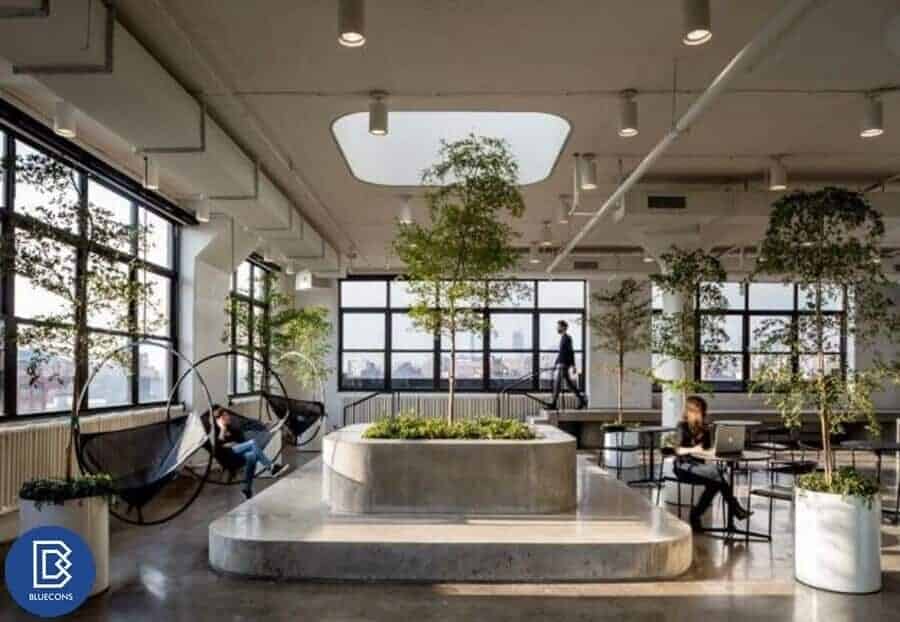 Phong cách thiết kế nội thất văn phòng 5 Phong cách ECO lấy xu hướng tái tạo và bảo vệ môi trường làm thông điệp chính