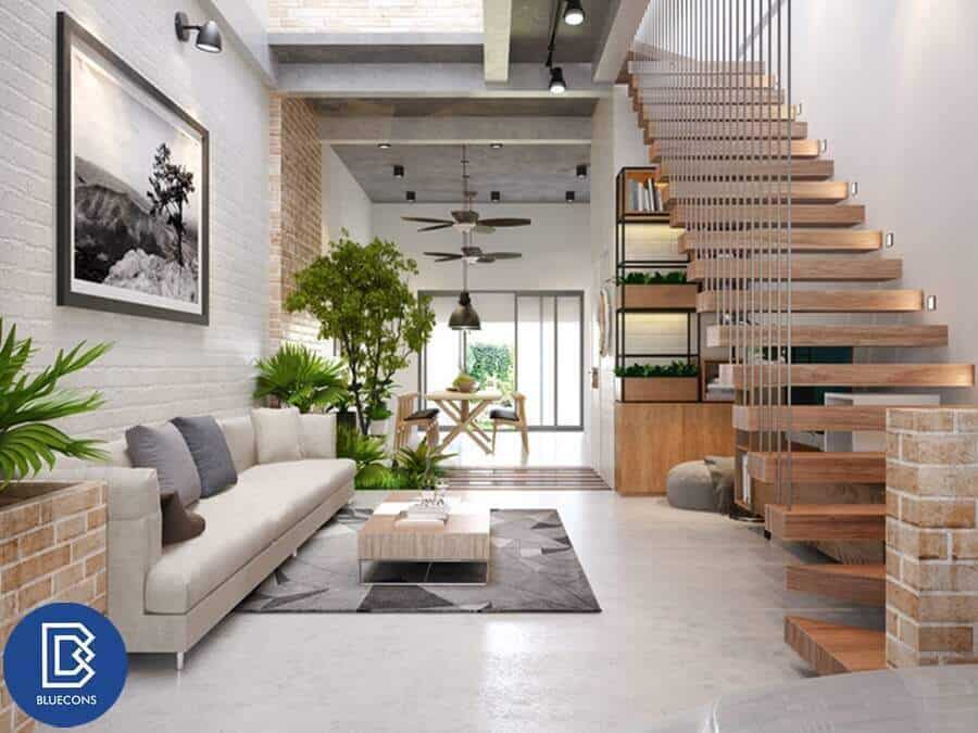 Ấn tượng với mẫu thiết kế nhà ống theo phong cách công nghiệp