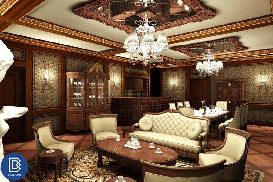 Thiết kế quán cafe phong cách vintage