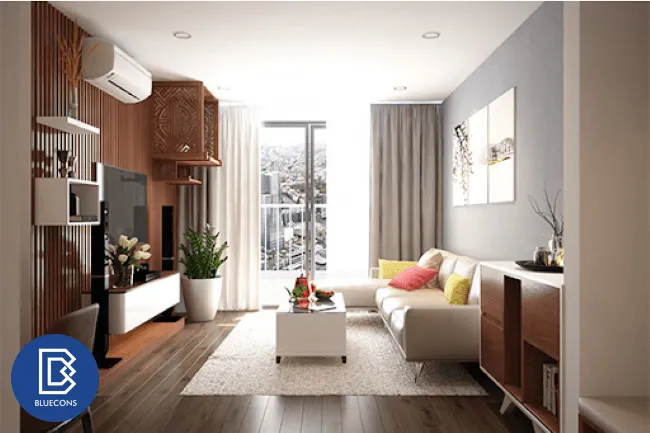 Thiết kế nội thất chung cư 70m2 7 Thiết kế phòng chung cư đẹp