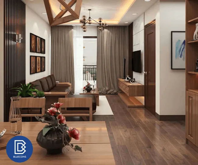 Thiết kế nội thất chung cư 70m2 9 Thiết kế phòng chung cư đẹp