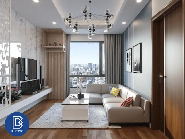 Thiết kế nội thất chung cư 70m2 10 Thiết kế phòng chung cư đẹp