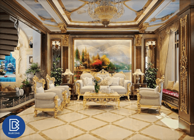 Thiết kế nội thất chung cư tân cổ điển đẹp ĐỘC ĐÁO vượt thời gian 12 Nét đẹp hoài cổ trong căn hộ chung cư tân cổ điển Việt Nam