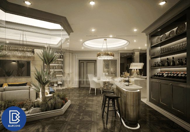 Lưu ý phối hòa màu sắc trong nội thất tân cổ điển