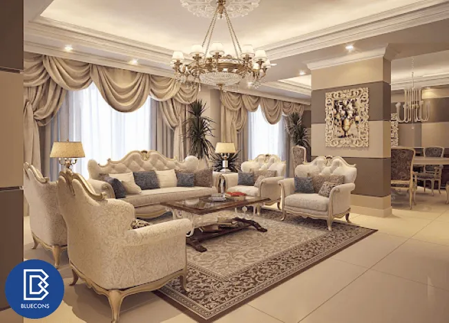 Thiết kế nội thất chung cư tân cổ điển 7 Thiết kế phòng chung cư đẹp