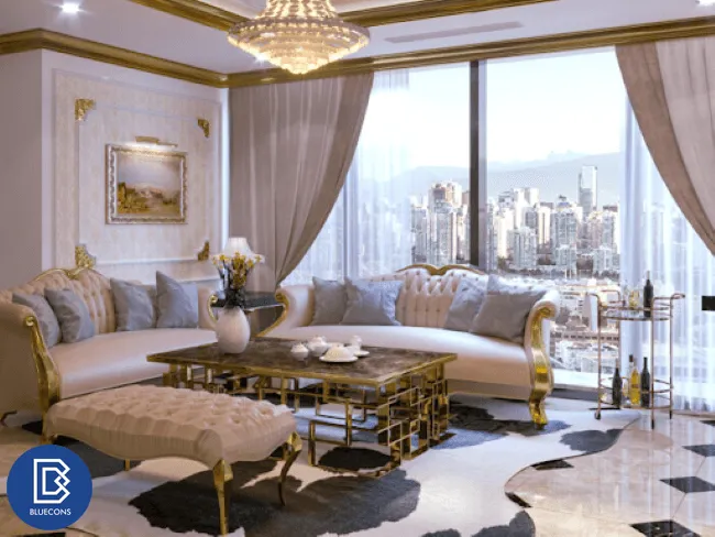 Thiết kế nội thất chung cư tân cổ điển 9 Thiết kế phòng chung cư đẹp