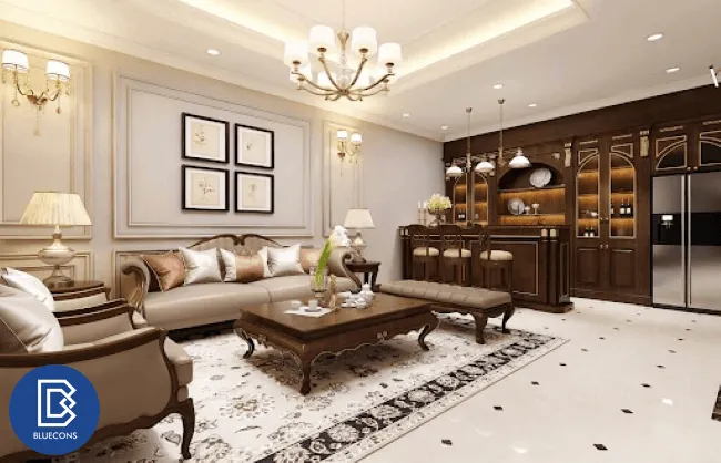 Thiết kế nội thất chung cư tân cổ điển 10 Thiết kế phòng chung cư đẹp