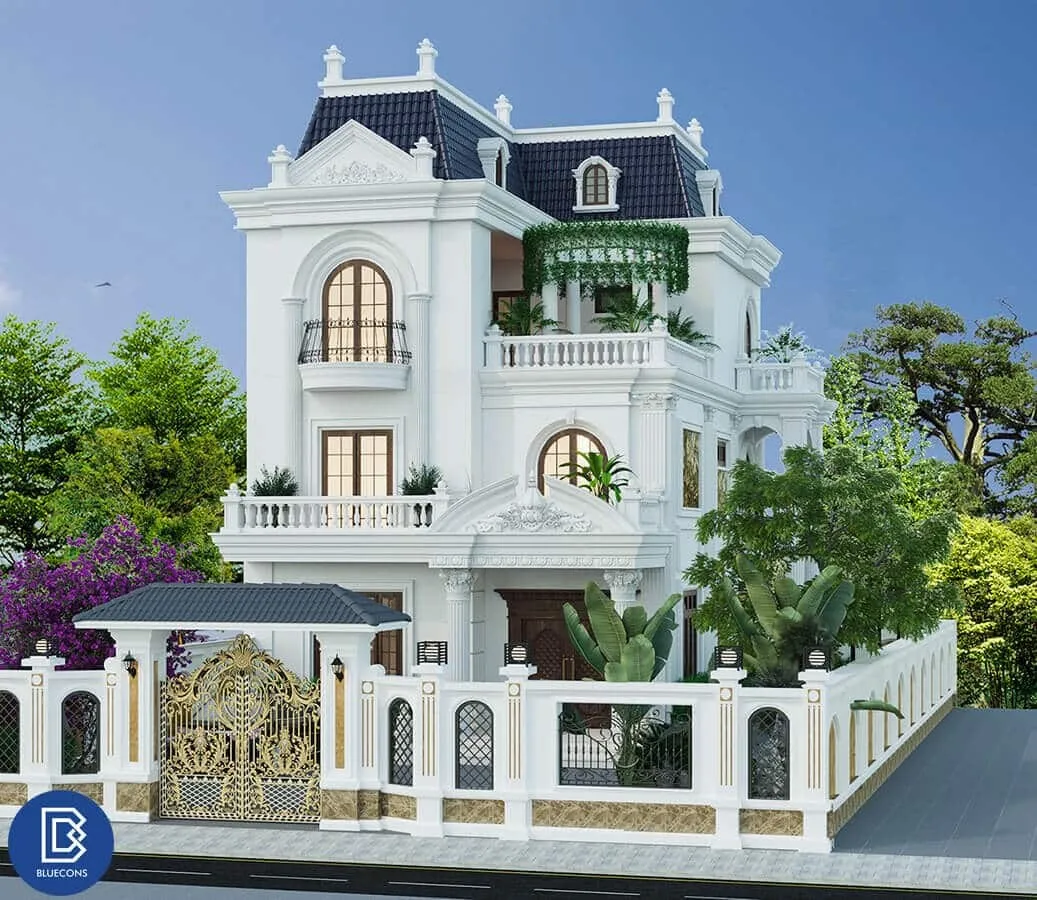 Thi công nội thất biệt thự 3 tầng 6 Báo giá thi công quán cafe
