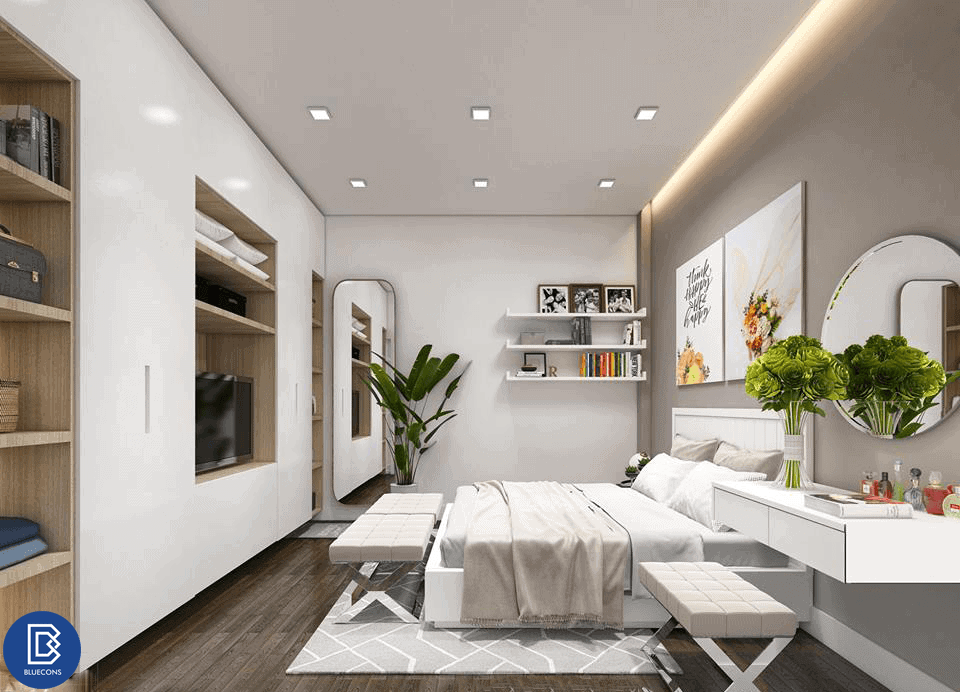 Sang trọng và tiện nghi với mẫu thiết kế nội thất nhà 4 tầng 5 Sự tiện nghi trong thiết kế nội thất luôn là mối quan tâm hàng đầu của khách hàng