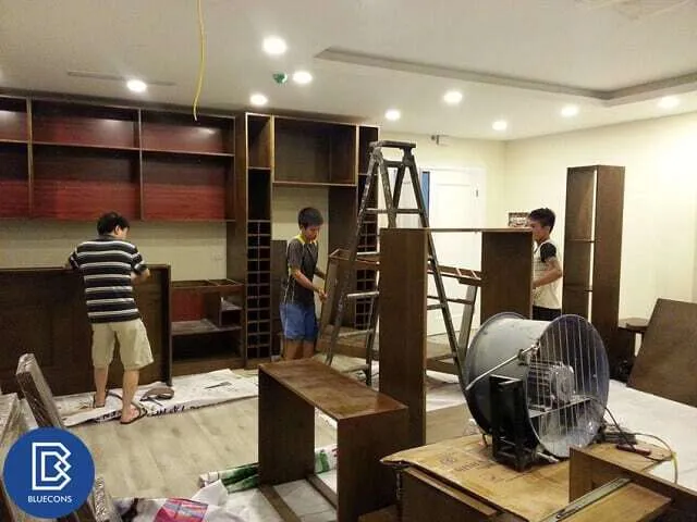 Tổng thầu thi công nội thất biệt thự 3 Báo giá thi công quán cafe