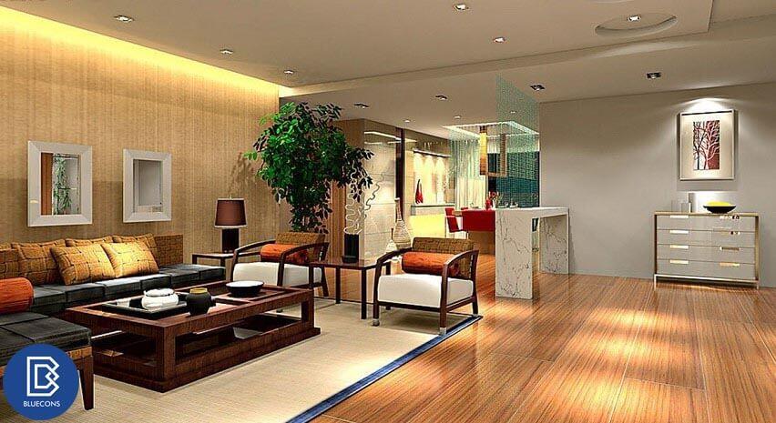 Thiết kế nội thất nhà phố 5x20 20 Thiết kế nội thất nhà phố sang trọng