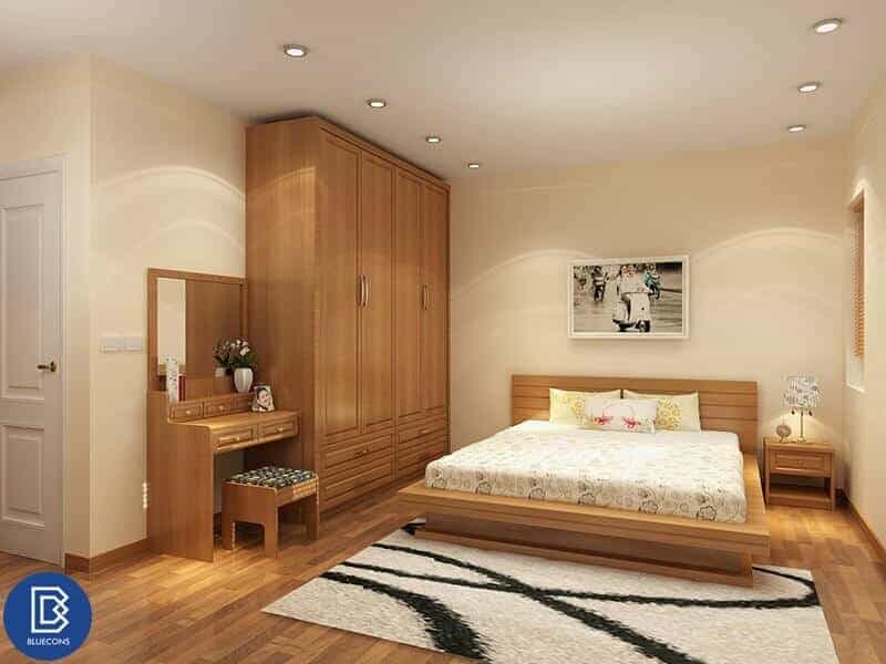 Giá thiết kế nội thất nhà phố 4 Nội thất nhà phố gỗ công nghiệp