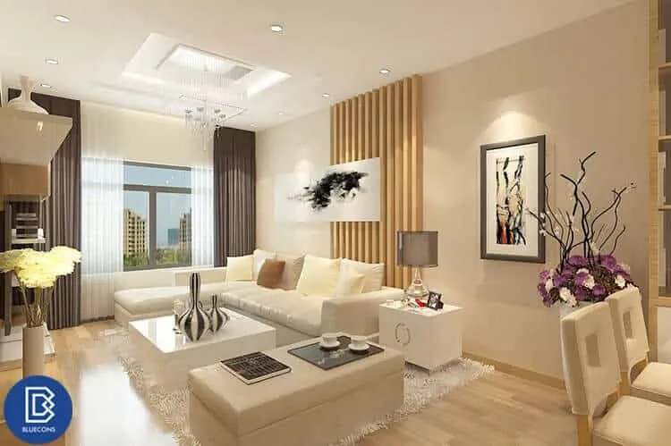 Thiết kế nội thất phòng khách chung cư 9 Thiết kế nội thất phòng khách chung cư