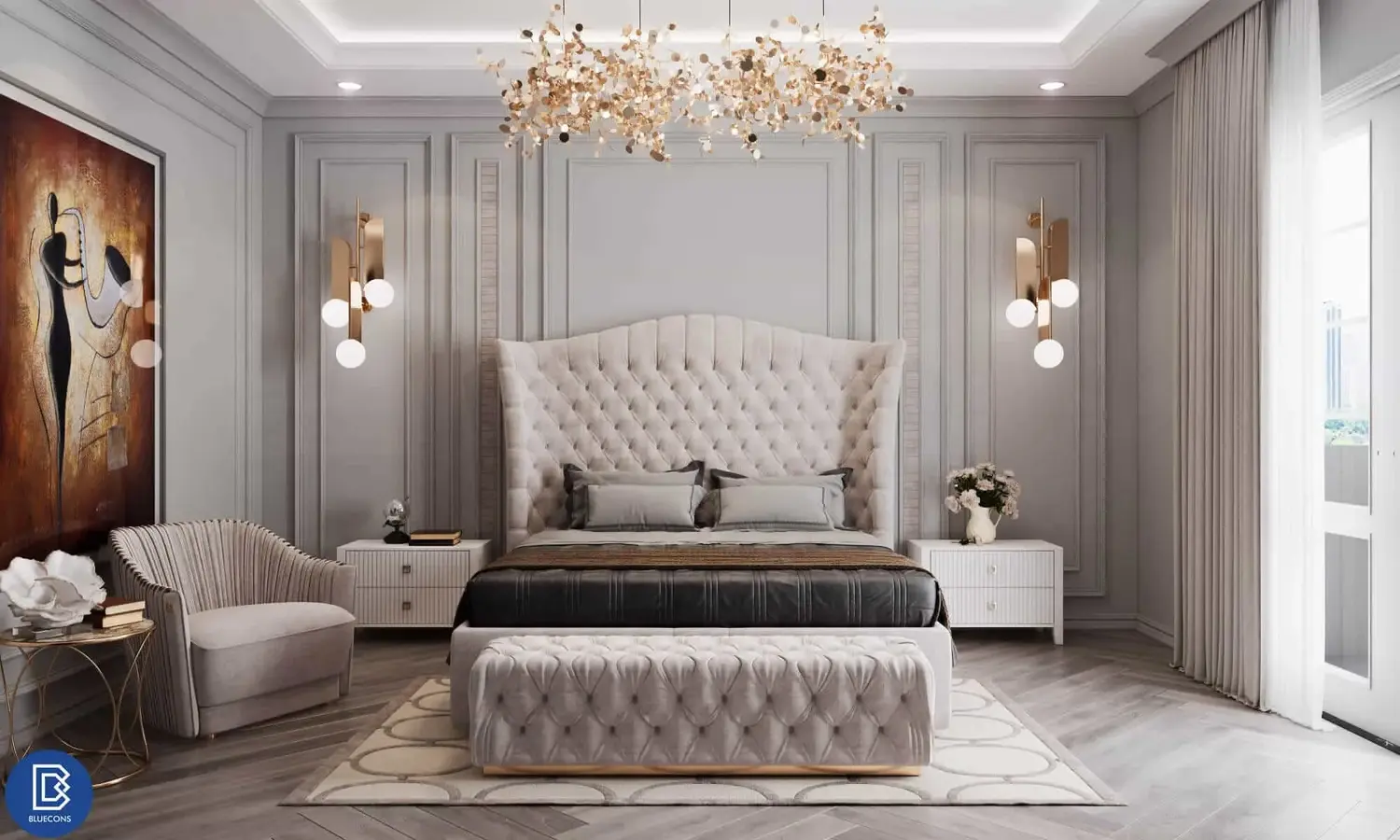 Thi công nội thất biệt thự tân cổ điển 6 Thi công nội thất biệt thự tân cổ điển