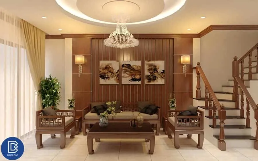 Thi công nội thất gỗ nhà phố 6 Thi công nội thất chung cư gỗ công nghiệp