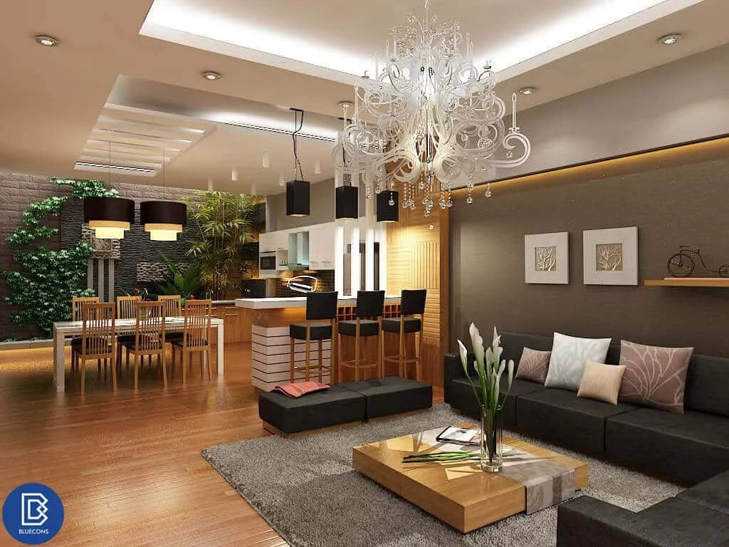 Giá thiết kế nội thất nhà phố 5 Giá thiết kế nội thất nhà phố
