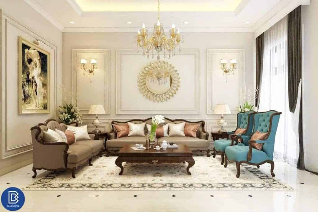 Thiết kế nội thất nhà phố tân cổ điển 5 Mẫu sofa thời thượng kết hợp độc đáo cùng phong cách thiết kế nội thất nhà phố