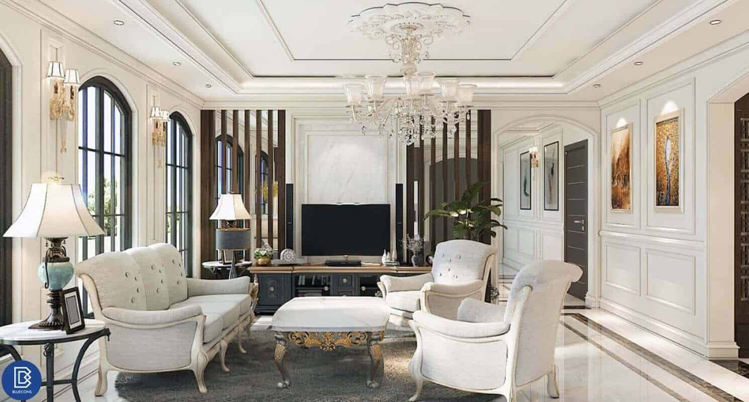 Thiết kế nội thất nhà phố tân cổ điển 9 Cách bố trí vách ngăn thông minh sẽ tạo đặc trưng riêng biệt cho ngôi nhà