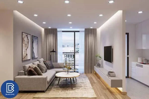 Thiết kế nội thất phòng khách chung cư 11 Thiết kế nội thất phòng khách chung cư