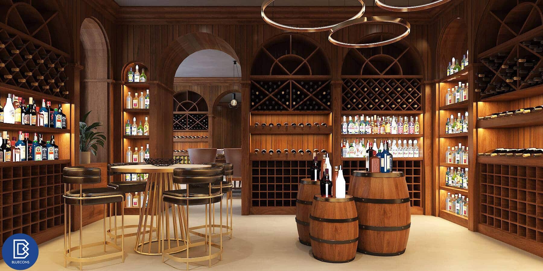 Wine Bar biệt thự phong cách tân cổ điển