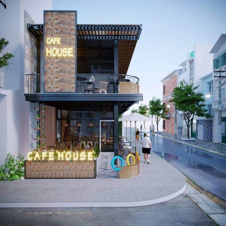 Thiết kế quán cafe tại Quận Bình Thạnh 3 Thi công nội thất chung cư gỗ công nghiệp