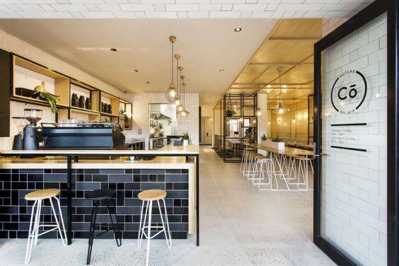 Quầy pha chế cafe đẹp, ấn tượng