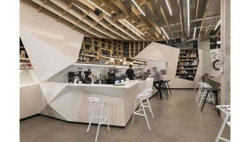 Quầy bar pha chế tạo hình độc đáo