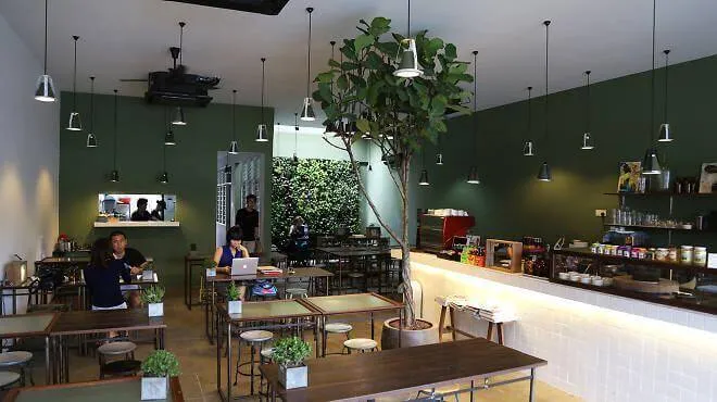 Chuyên thi công thiết kế quán cà phê