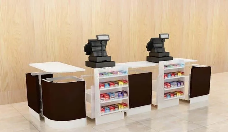 Quầy thu ngân siêu thị giá thành hợp lý uy tín TPHCM