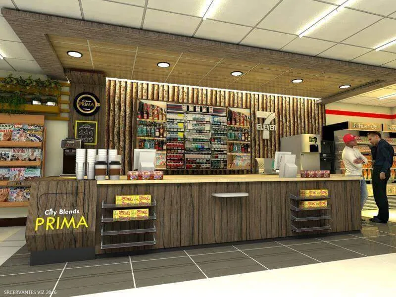 Quầy thu ngân siêu thị giá thành hợp lý uy tín TPHCM