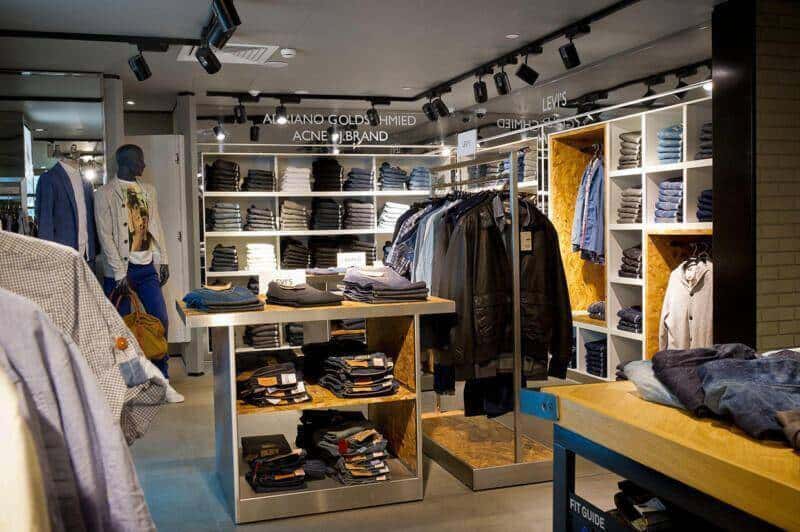 Mẫu bố trí không gian thiết kế nội thất shop thời trang
