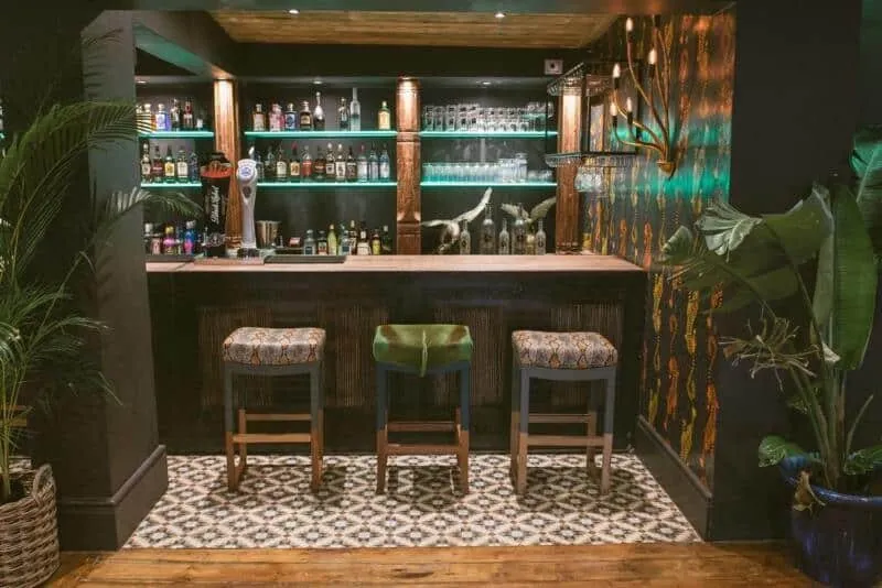Quầy pha chế cafe cho quán nhỏ đơn giản
