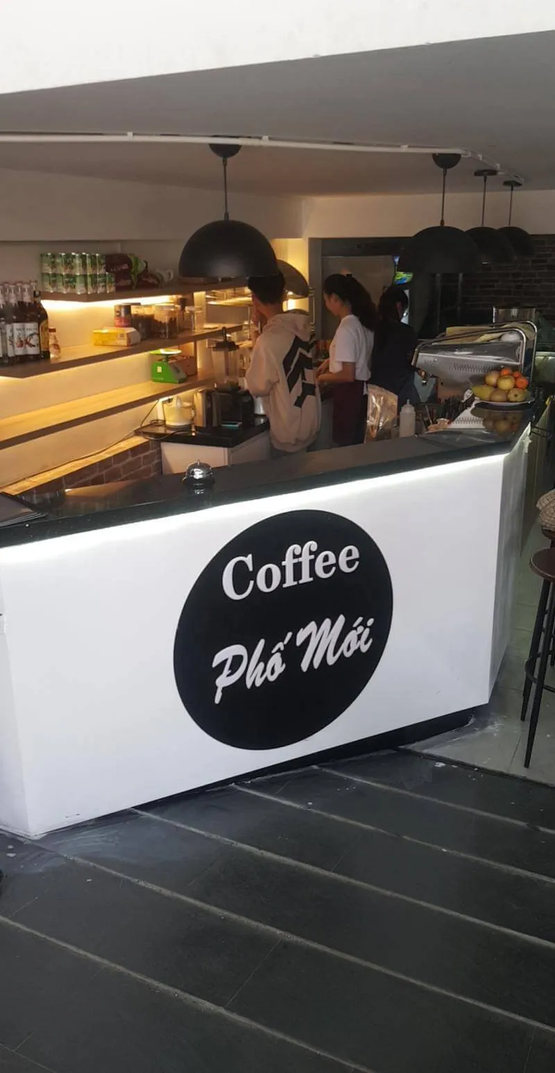 Thiết kế quầy bar quán cafe đơn giản